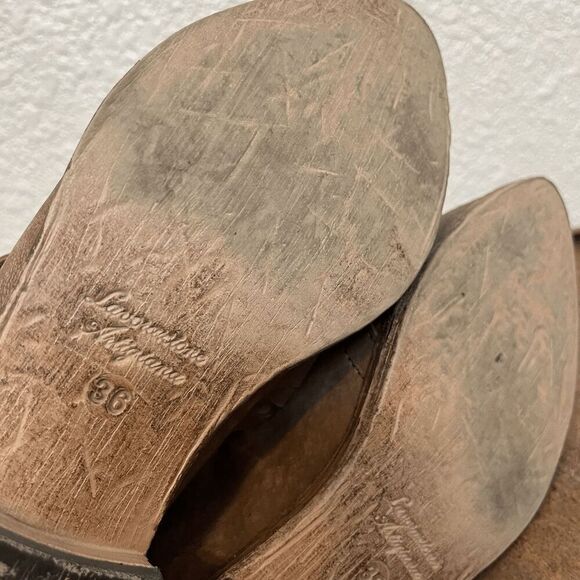 Free People Lost Valley Suede Brown Ankle Boot Women's 36 US 6 - Picture 6 of 7